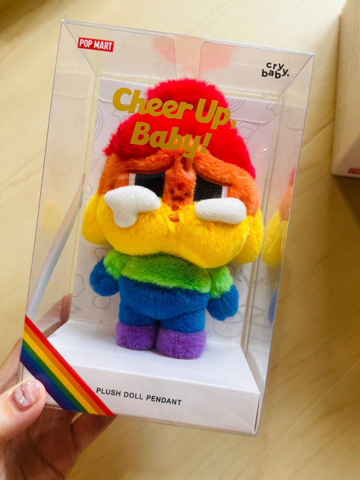 正規品 POPMART】CRYBABY Cheer Up, Baby! ぬいぐるみペンダント