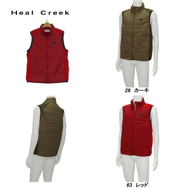 ヒールクリーク Heal Creek メンズ 秋冬 保温 中わた KARUISHIベスト サイズ50 L 001-45070