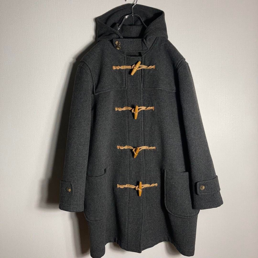 90s ダッフルコート USA製 USA製SCHOTTダッフルコート38ウールグレー90s-00sヴィンテージ