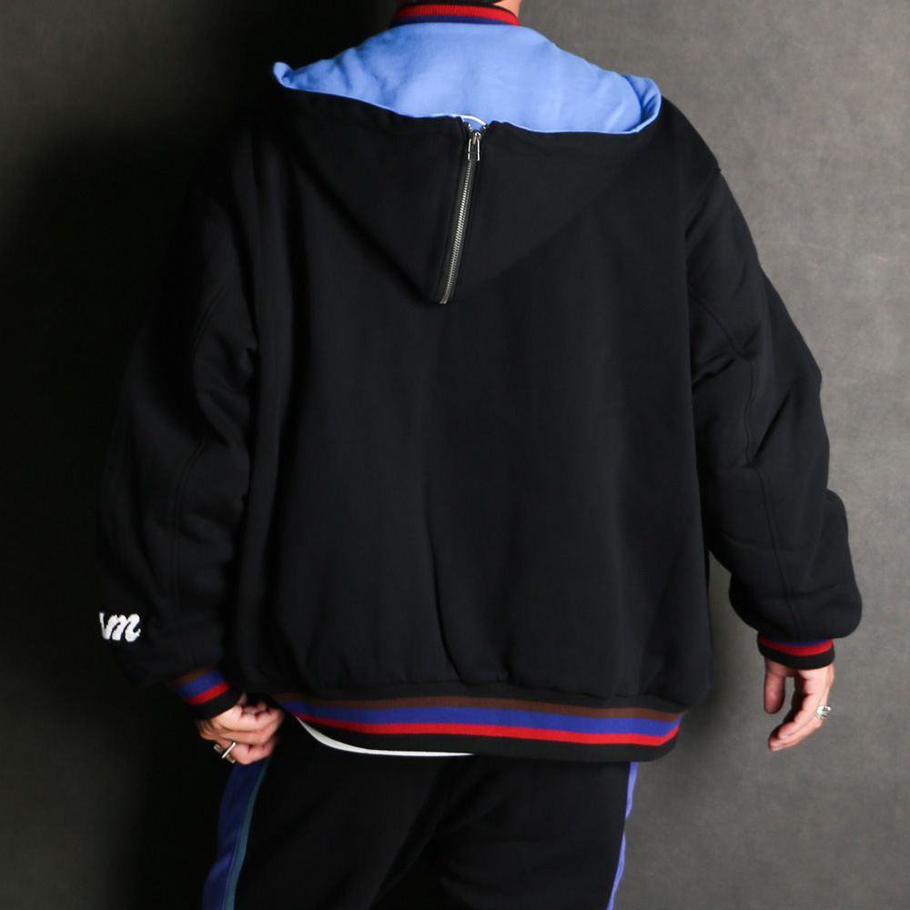 【FACETASM/ファセッタズム】× FRUIT OF THE ROOM / STADIUM JACKET - BLACK / スタジアムジャケット / KR-JK-M01【メンズ】【送料無料】