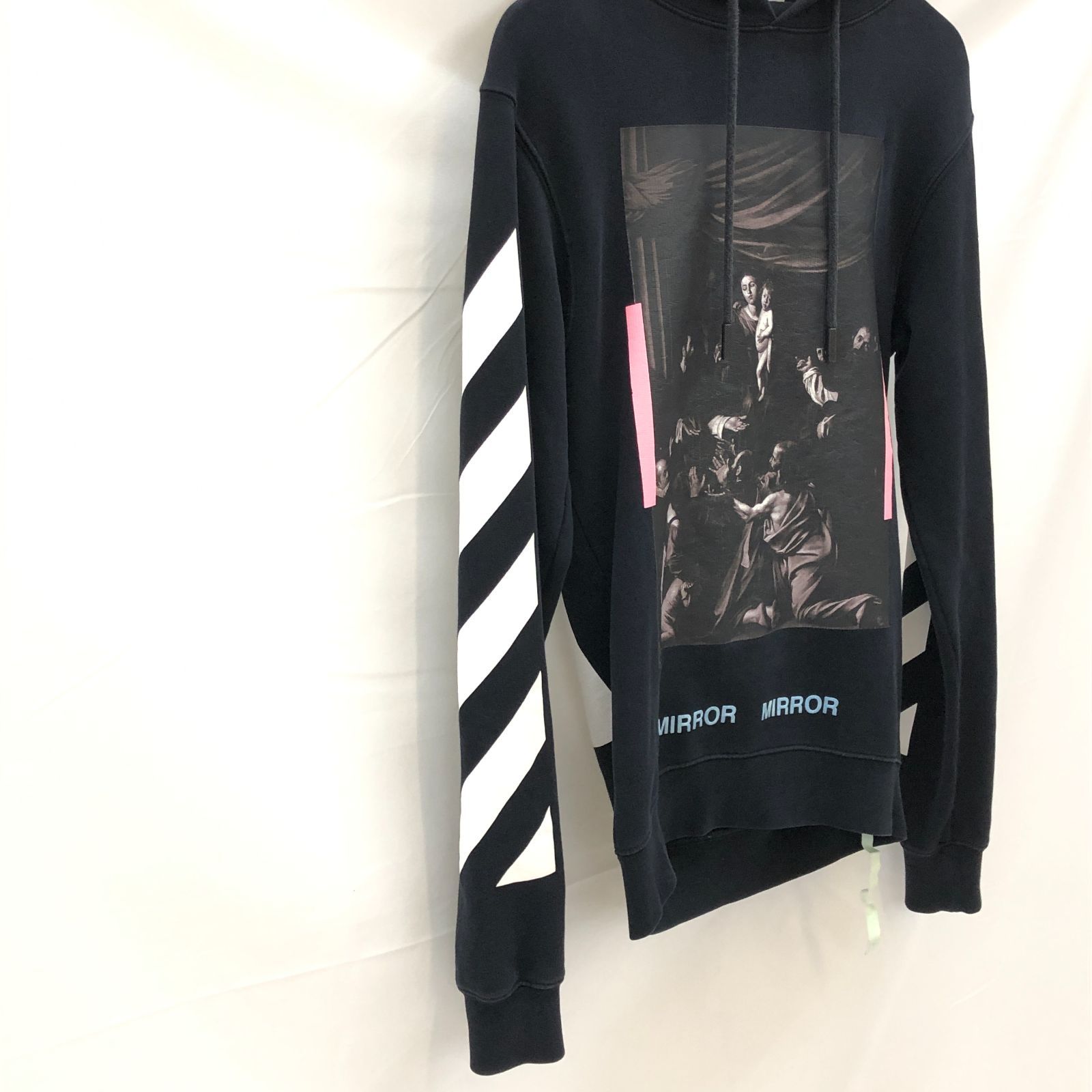 OFF WHITE オフホワイト 17SS DIAG CARAVAGGIO HOODIE カラヴァッジョ 
