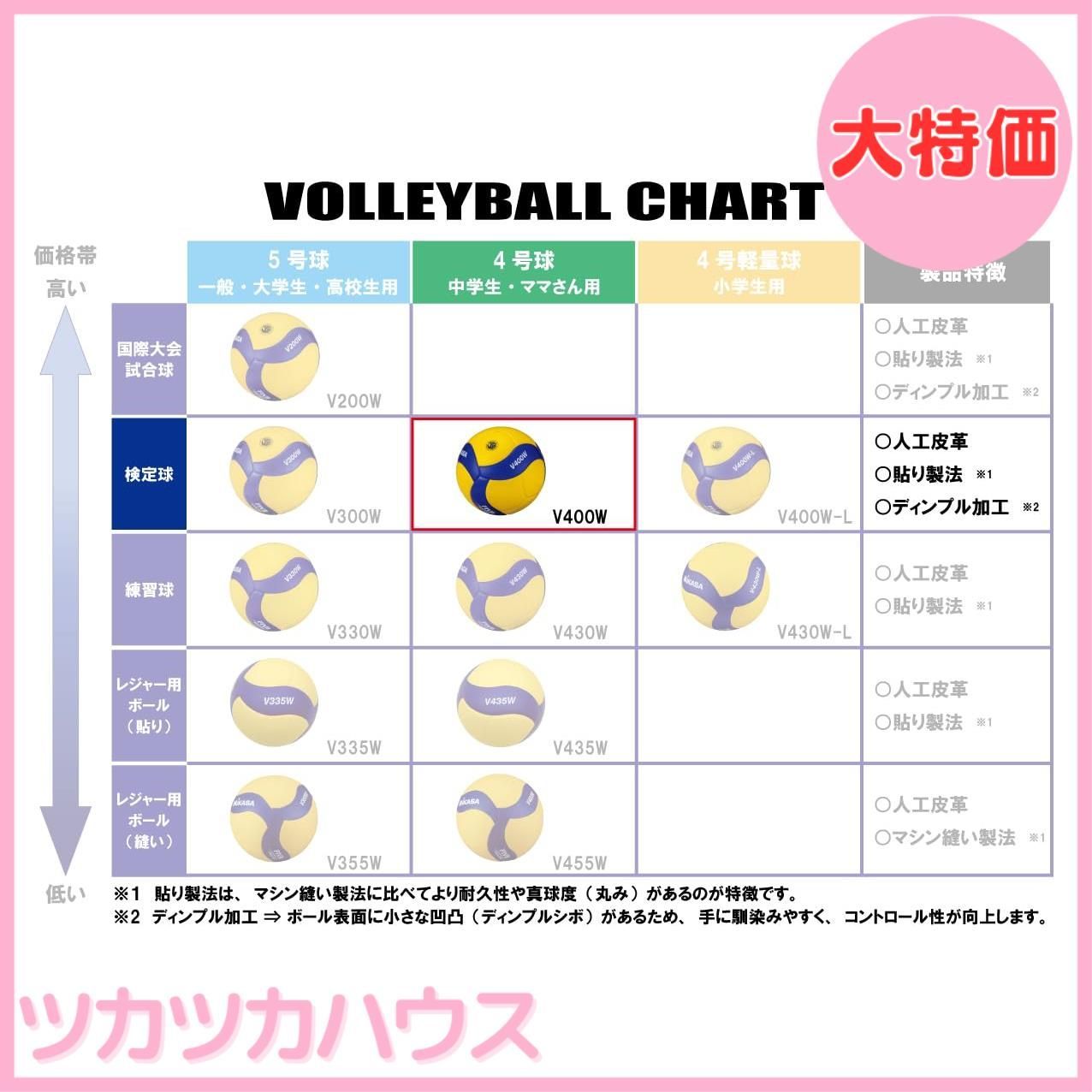 日本バレーボール協会検定球 中学生