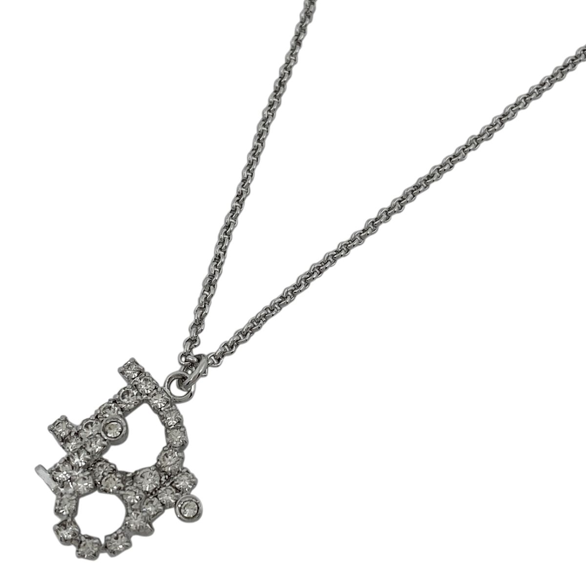 クリスチャンディオール Christian Dior ロゴ ラインストーン 