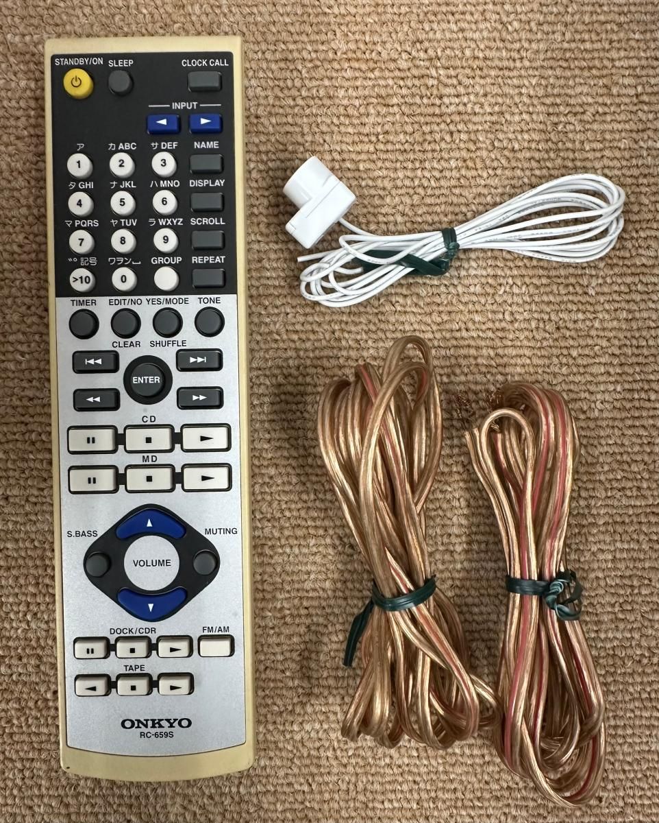 中古品】ONKYO オンキョー ミニコンポ FR-7GX D-S7GX 2005年製