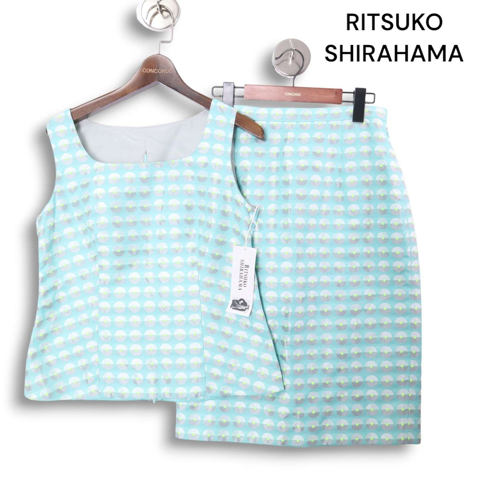 新品 未使用】 RITSUKO SHIRAHAMA リツコシラハマ 春夏☆ 幾何学