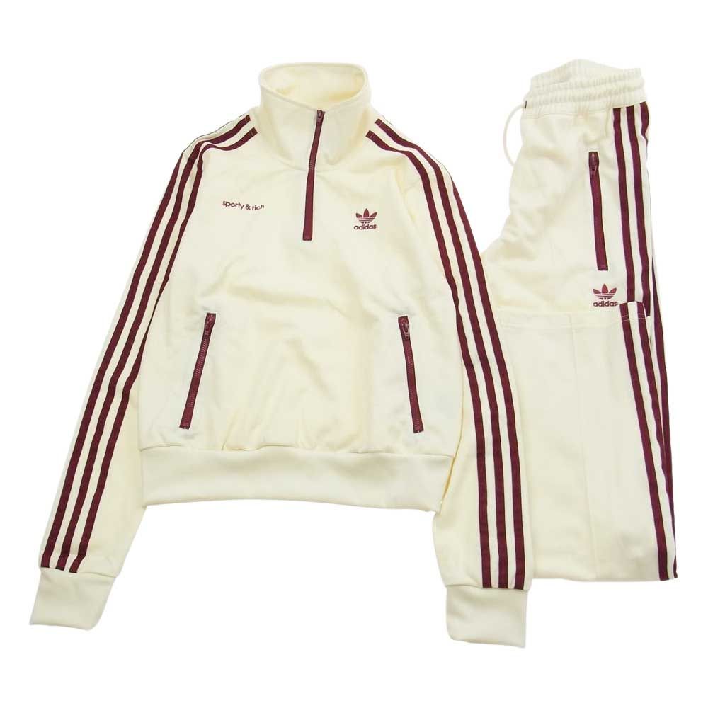 新品  sporty&rich ジャージ セットアップ M adidas アディダス Sporty＆Rich ジャージ セットアップ【中古