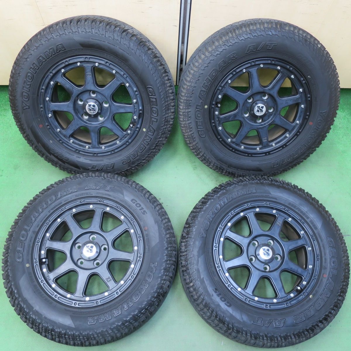 バリ溝 22年 9分 XTREME-J XJ 225|70R16 ヨコハマ ジオランダー A|T G015 16インチ エクストリームJ PCD114.3|5H 5050401IMノ