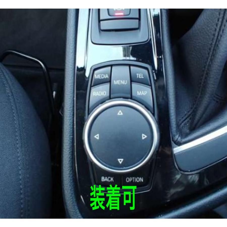 デザイン性UP♪ BMW iDrive コマンド ダイヤル リング 緑 F30 318i 