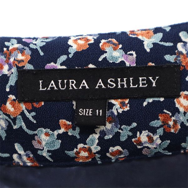 ローラアシュレイ 花柄 ノースリーブワンピース 11 LAURA ASHLEY