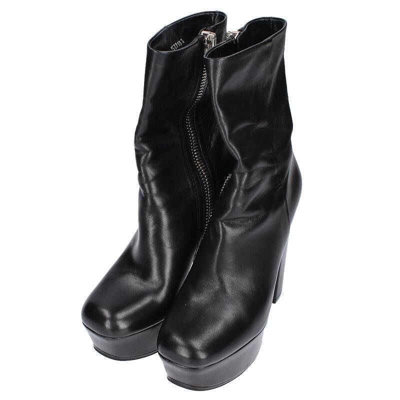 GUCCIグッチ353710 プラットフォームサイドジップブーツ レディース37 グッチ 353710 プラットフォームサイドジップブーツ レディース 35