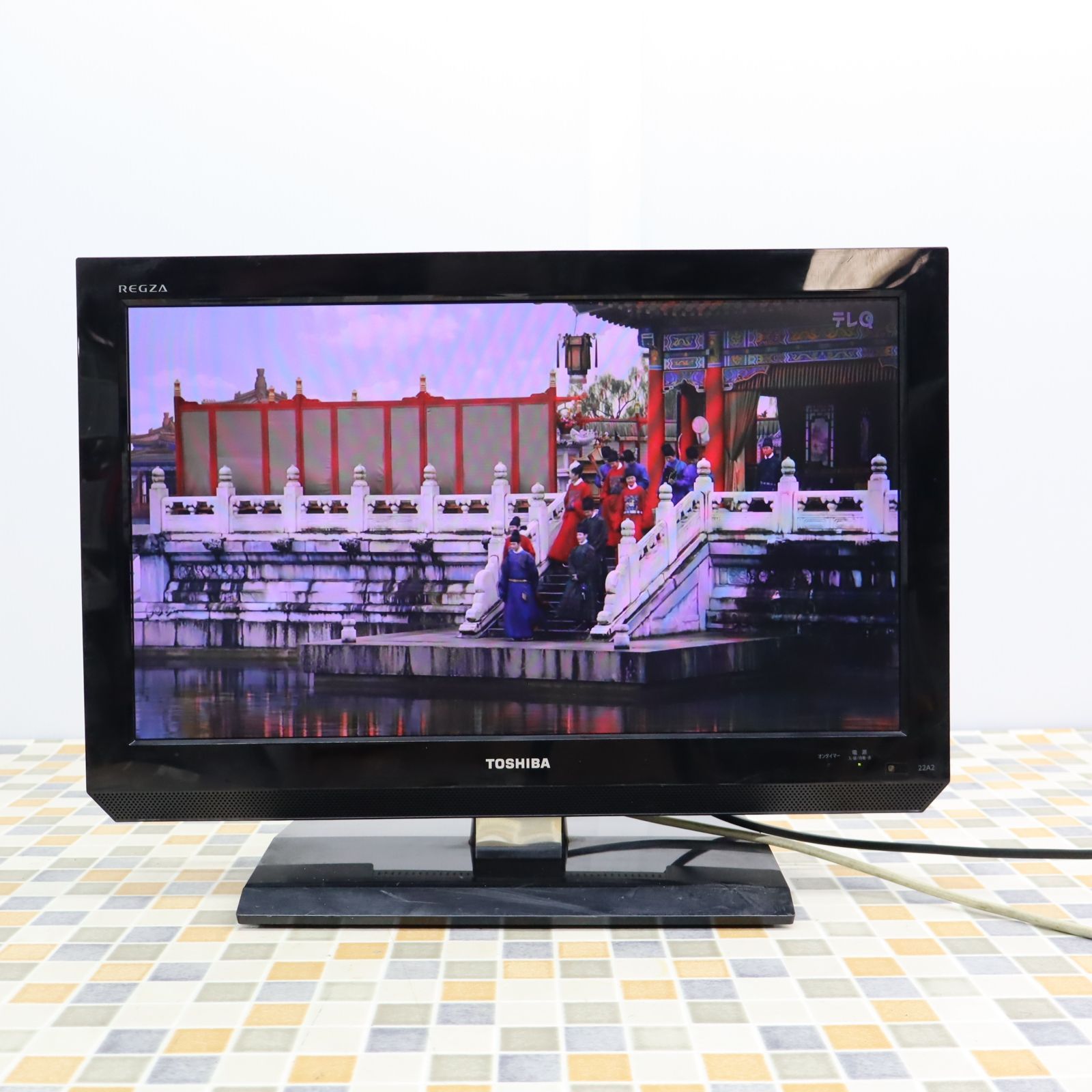 ▽映像/音声OK ｜22V型 液晶テレビ TV｜東芝 22A2 ブラック｜地デジ BS 