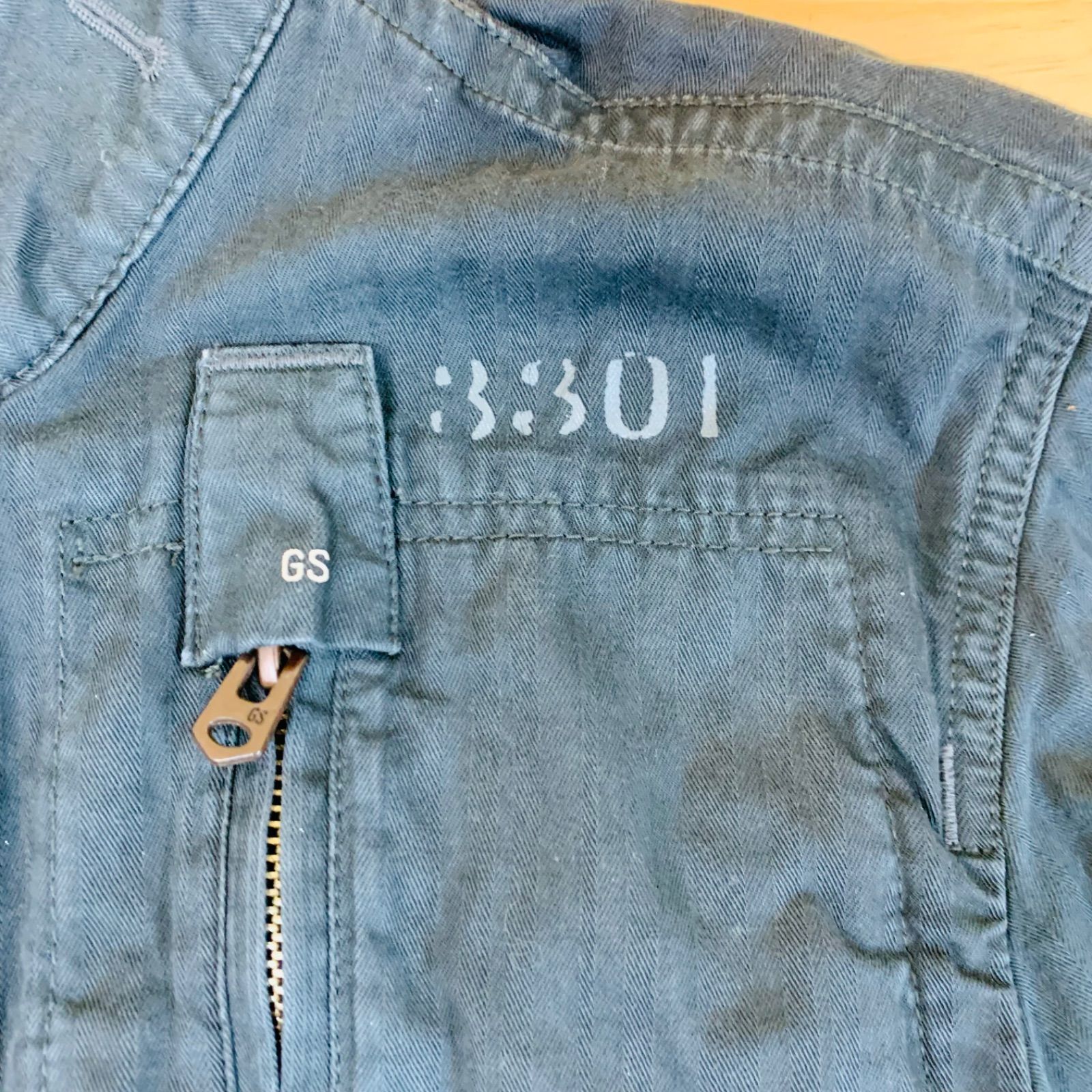 AK33498 G-STAR RAW ジースター ミリタリージャケット M 使用感あり