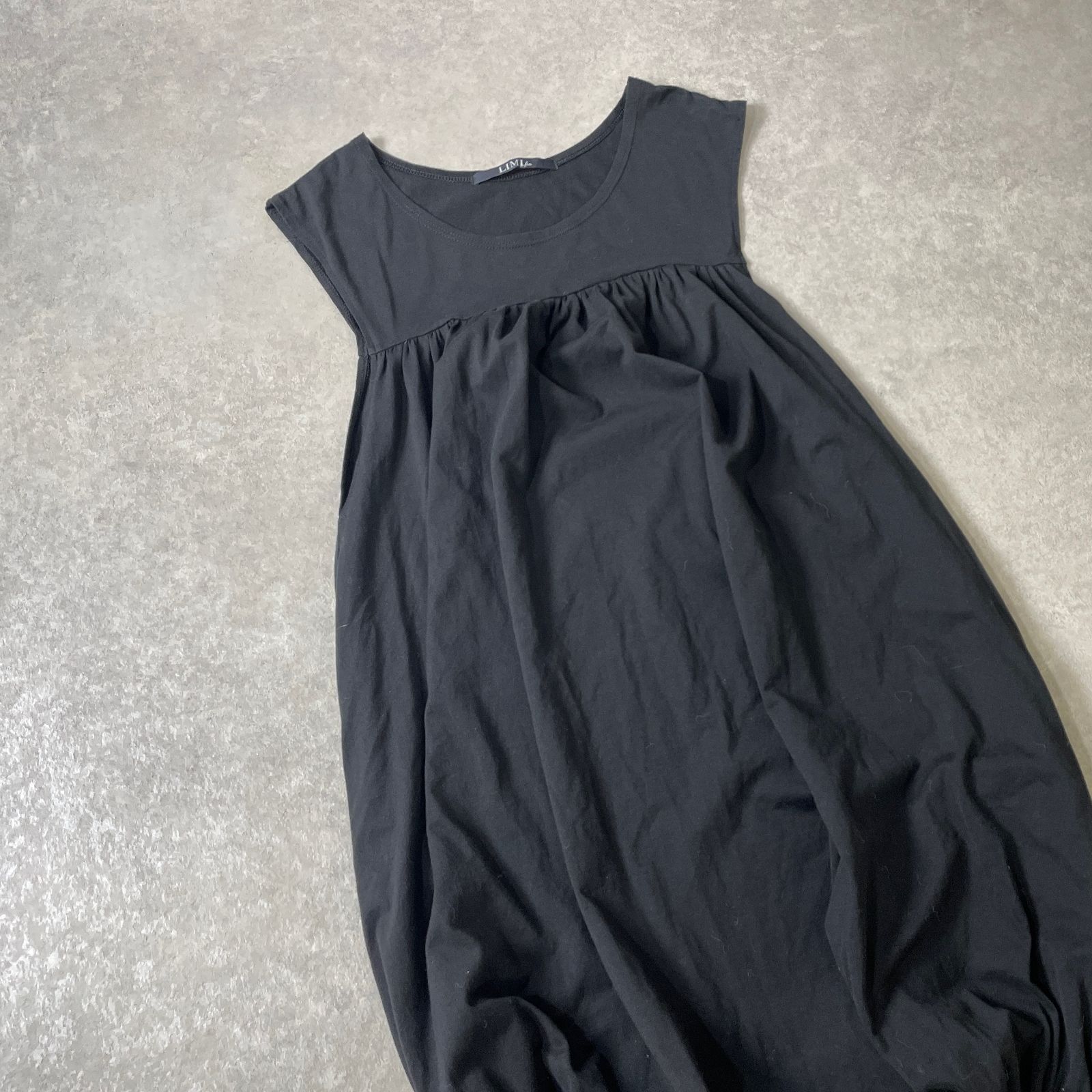 LIMI feu YOHJI YAMAMOTO コクーン ギャザー ワンピース