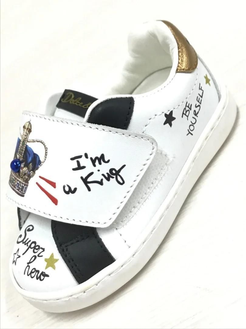 DOLCE_-_GABBANA キッズスニーカー 13cm D＆G 男の子 靴 STEELWINDOWSANDDOORS_COM