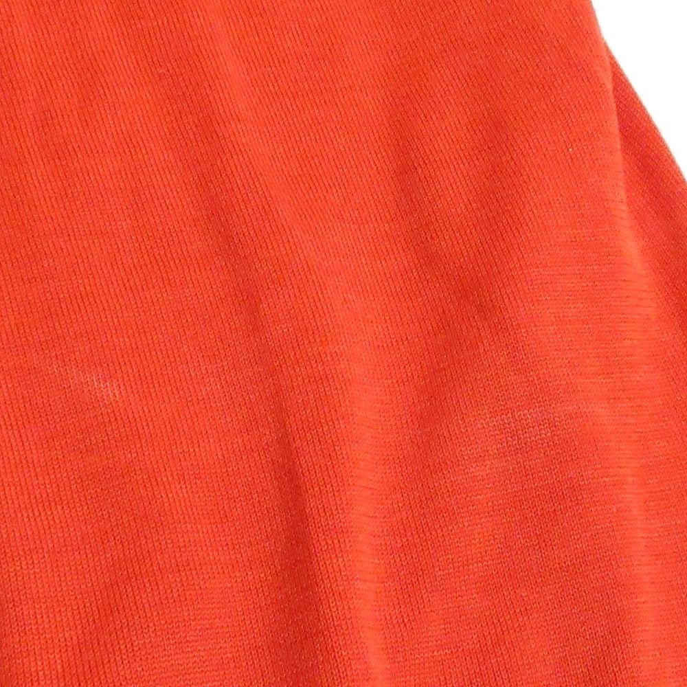 良品 23AW ebure × Ron Herman エブール ロンハーマン 別注 シルクコットン ノースリーブ ニット カットソー ベスト レッド レディース 古着 中古 ebure - 良品 23AW ebure × Ron Herman エブール ロンハーマン