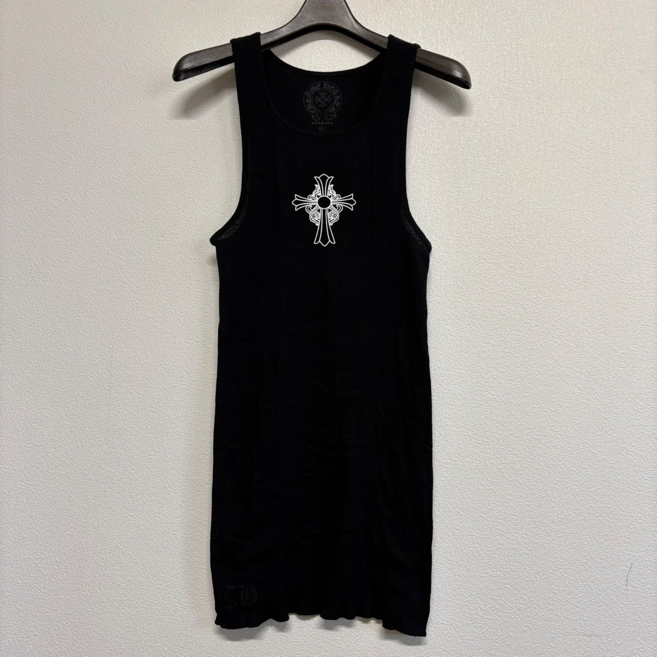 CHROME HEARTS クロス タンクトップ HAIRY CROSS RIB TANK TOP CHROME HEARTS Hairy Cross Rib Tank Top クロムハーツ ヘアリー