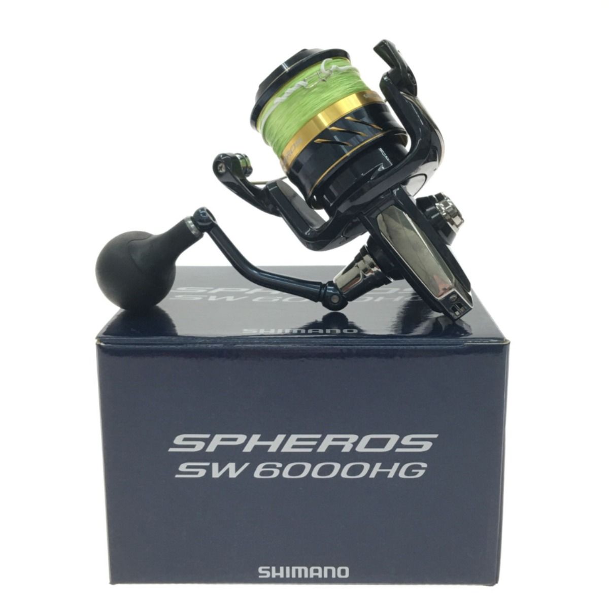 harga reel shimano spheros sw 6000 21 6000HG Shimano 2021 Spheros SW Spinning Reels Shimano Spheros SW 6000 Spinning