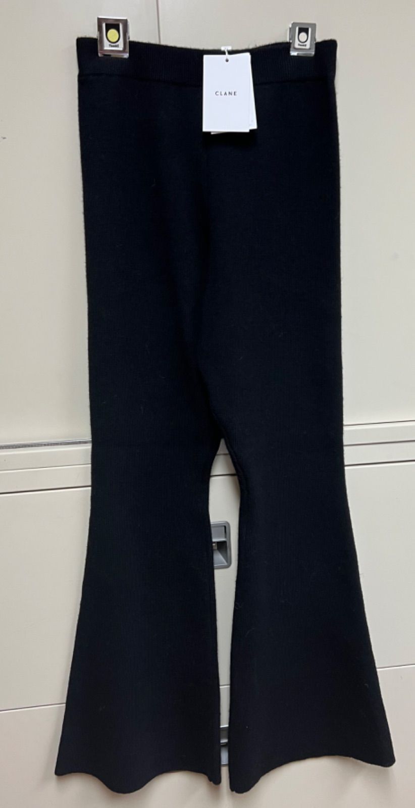 clane クラネ BASIC KNITFLARE PANTS 0 - メルカリ