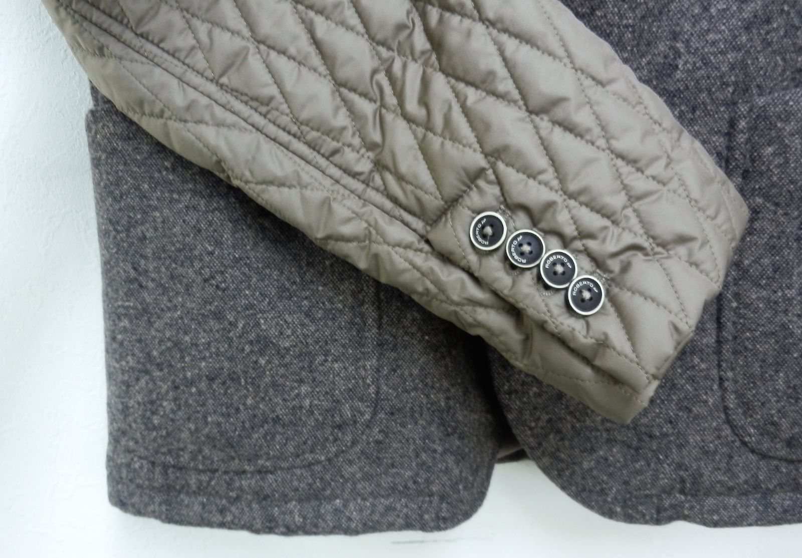 ロベルトペペ ROBERTO P ラグジュアリー 中綿ジャケット イタリア製