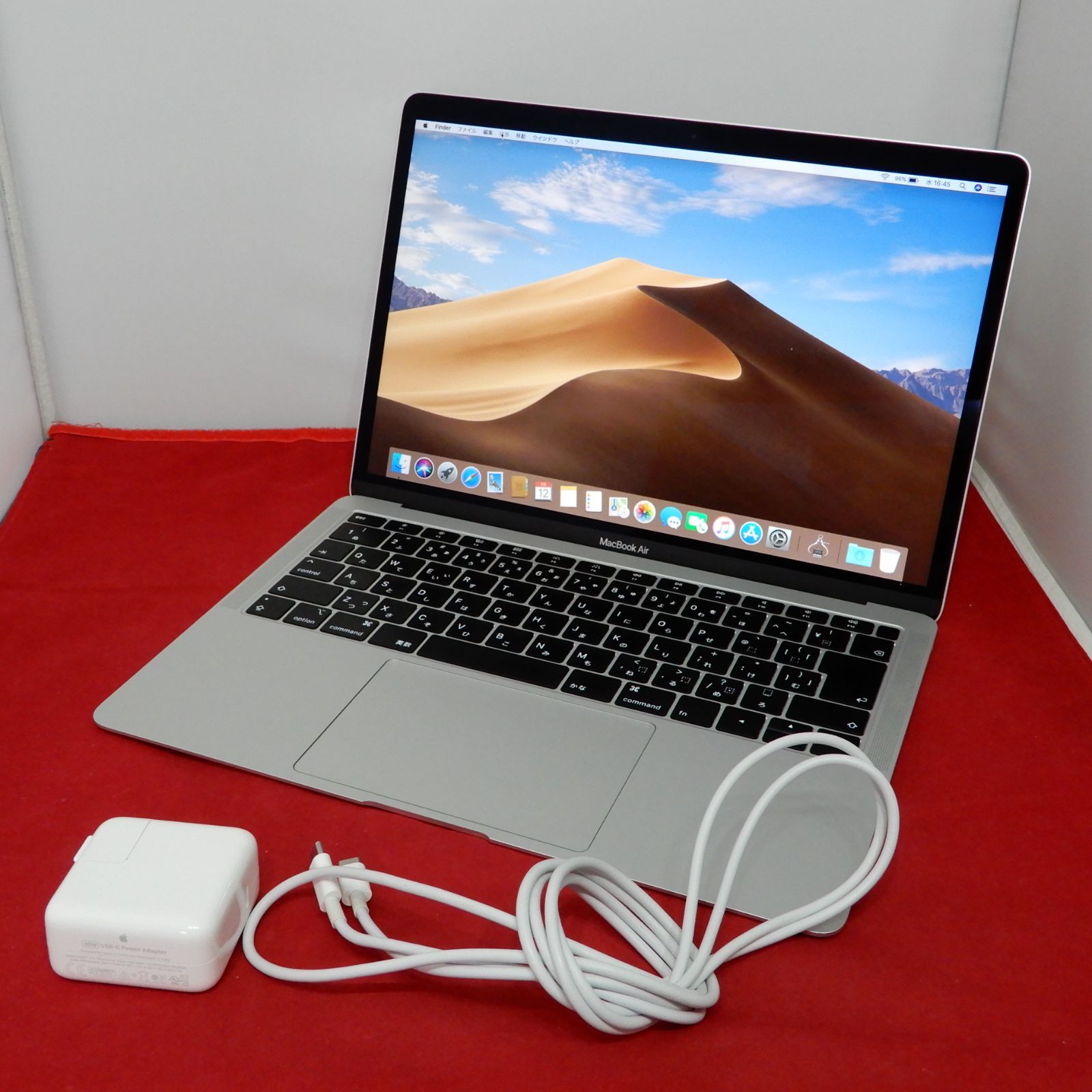 Apple MacBookAir(Retina, 13-inch, 2018) I5-1600 メモリ8GB SSD128GB