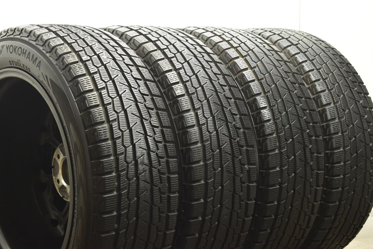 ぴったり 使用僅か Weds クレンツェ ジルドーン384evo 20in 8.5J 35 PCD114.3 ヨコハマ アイスガードG075 235 55R20 レクサス RX ムラーノ