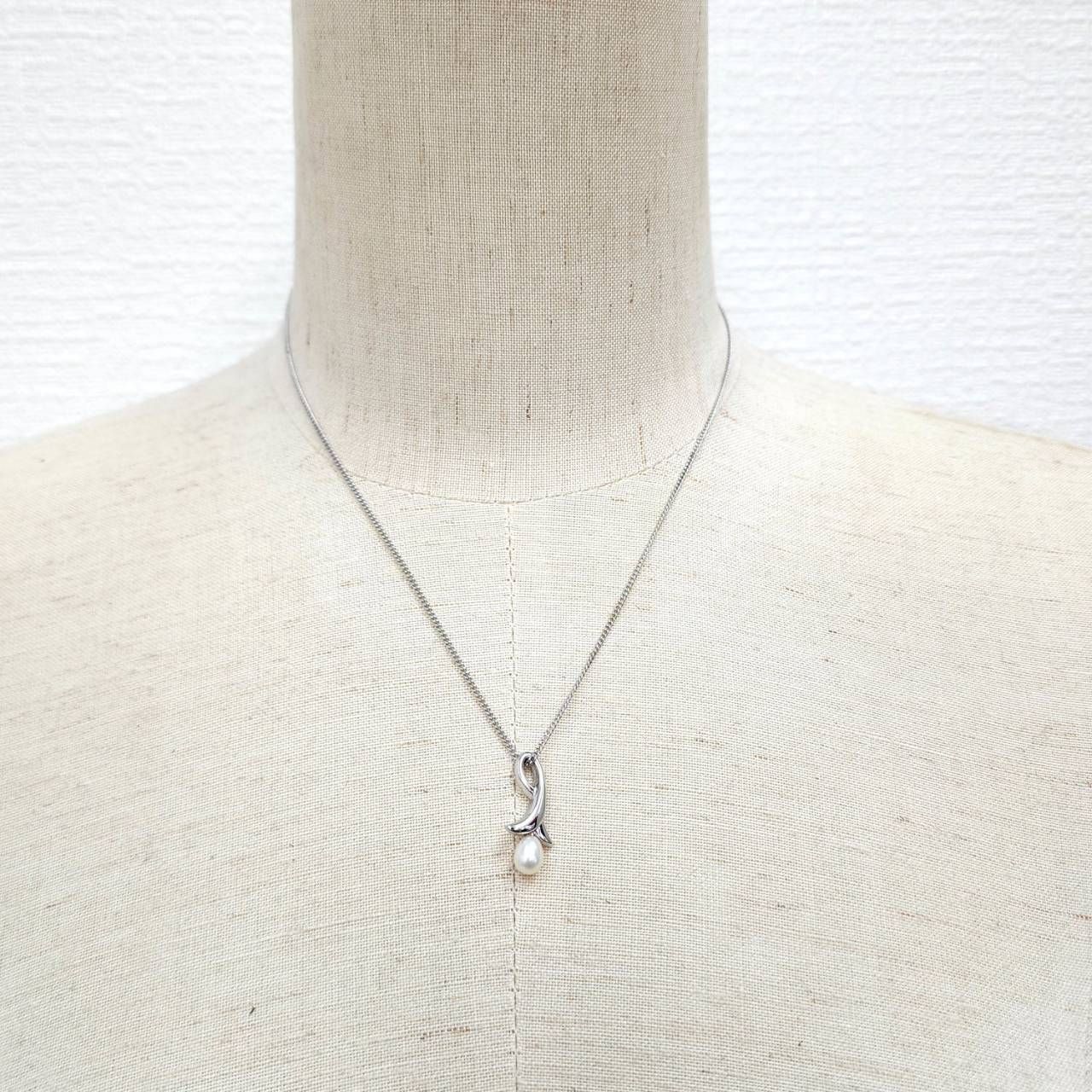最終価格】TASAKI 田崎真珠 タサキ パール 一粒 ネックレス S刻印