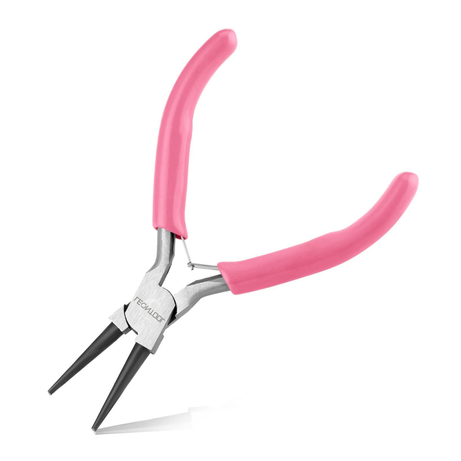 Style:丸ペンチ LEONTOOL 丸ペンチ 丸やっとこ アクセサリー用 工具 極細 先細タイプ 手芸 丸ヤットコ 細 先丸ペンチ ミニ丸口ペンチ ピン曲げペンチ 曲げる 掴む 丸める バネ付 軽量 小型 マイク