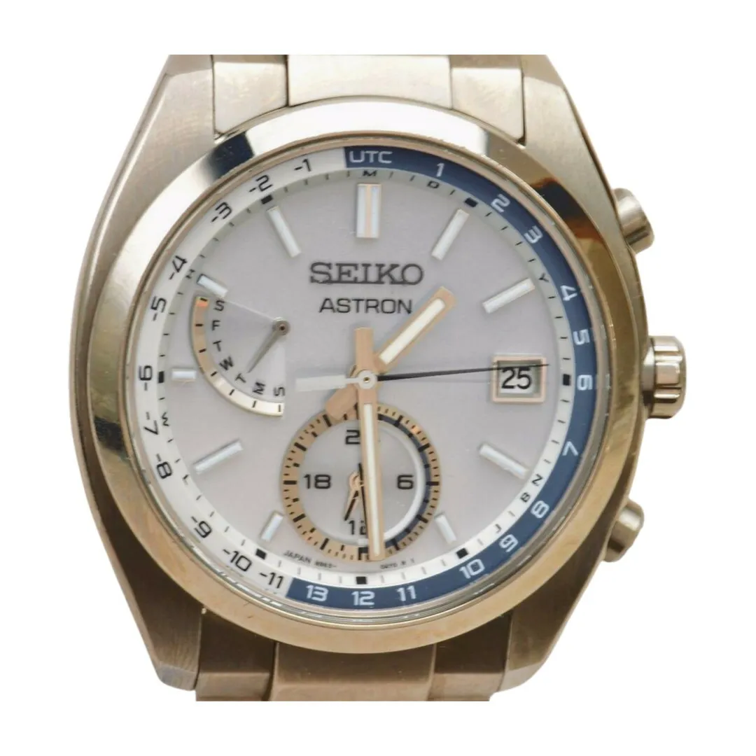 SEIKO Astron　GPS 8B63 0BA0 SEIKO Astron Watch Titanium 8B63-0BA0 Solar Radio Watch