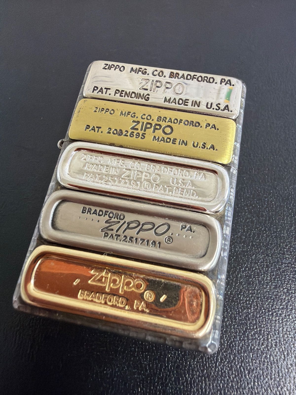 zippo ジッポー 歴代ボトム 全面柄 ボトムズアップ