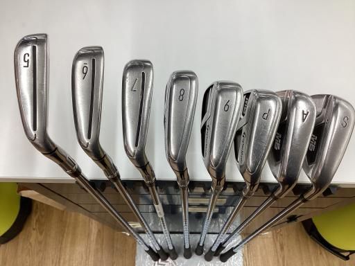 サマーセール！ テーラーメイド M6 8S アイアンセット IR RE-AX 85 STEEL フレックスR メンズ 男性用 右利き 右用 Cランク ゴルフクラブ 人気アイテムお得に購入！