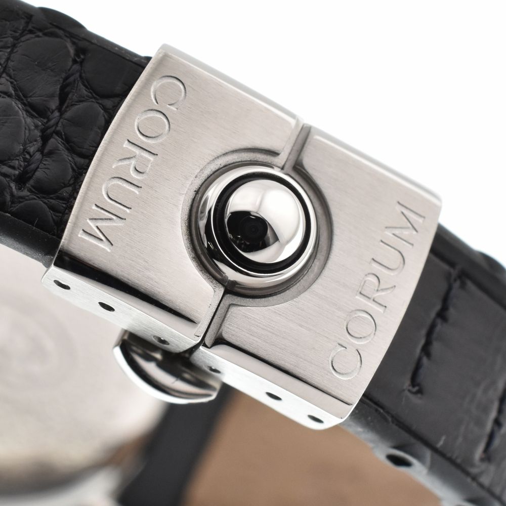 コルム CORUM 101.150.20 バブル SS/レザー クォーツ レディース