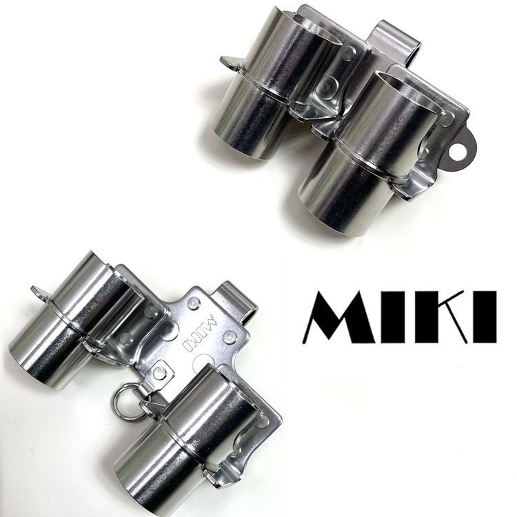 特注ダブル 三貴MIKI 工具ホルダー工具差し SPH9-DSW特注ダブル ミニバール ヨセポンチ ボール芯など2連 ステンレス SPH着脱タイプ