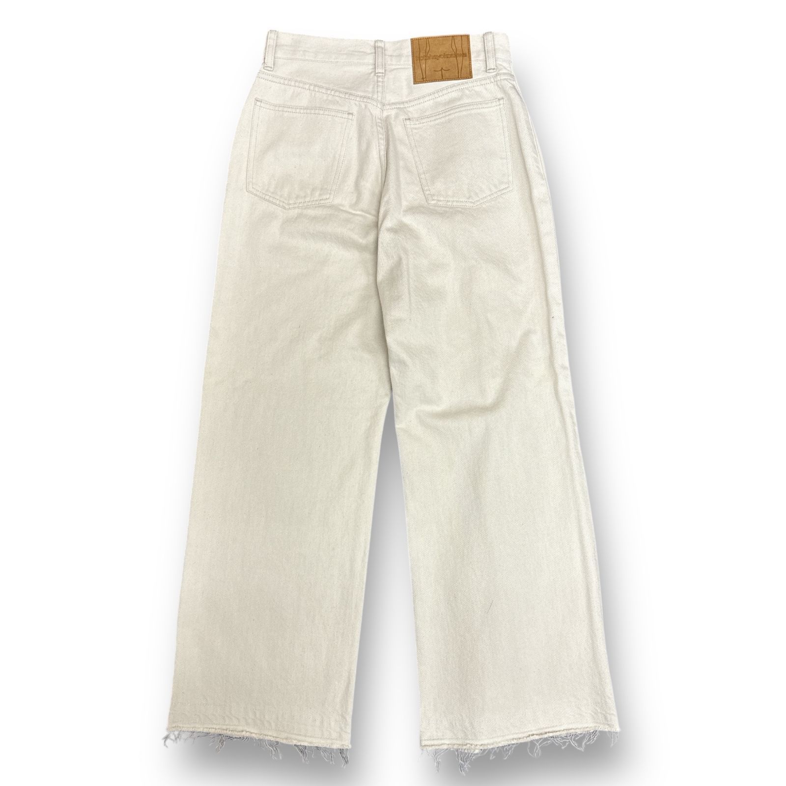 定価37400円 kotohayokozawa 24SS Slit Leg Denim Pants スリットレッグ デニムパンツ ジーンズ コトハヨコザワ KT24S-PT03 グレー