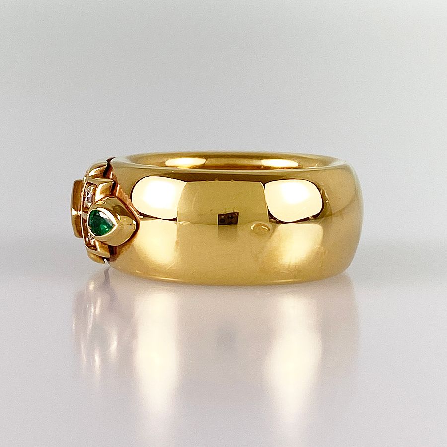 カルティエ CARTIER ビザンチン K18YG ルビー ダイヤモンド