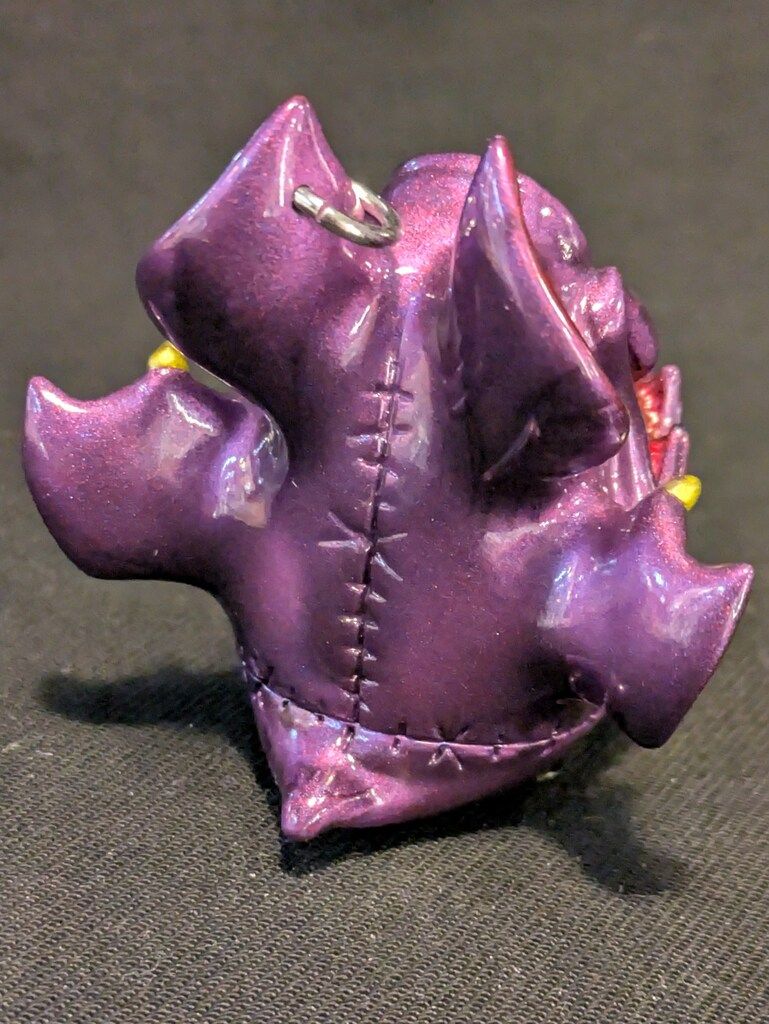 UNDEAD TOYS KAGEMARU DESIGNS チャイビー 紫ラメ/ワインレッド/水色目