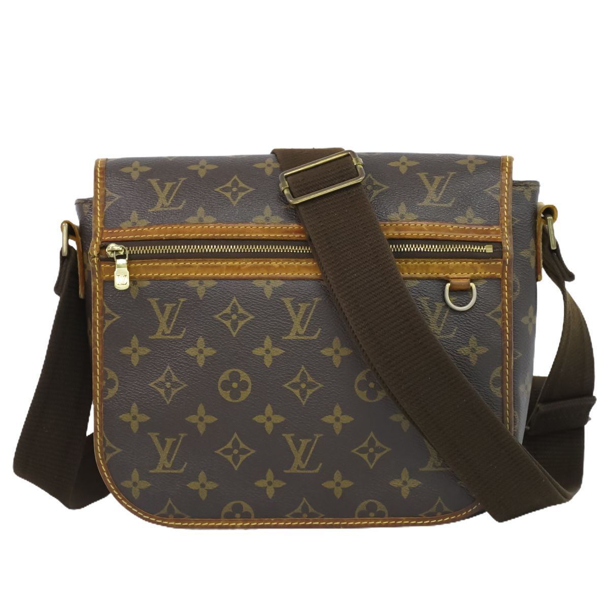 ルイヴィトン LOUIS VUITTON LV メッセンジャー ボスフォール PM モノグラム ショルダーバッグ ポシェット ブラウン M40106  Messenger Bosphore ビトン バッグ 中古