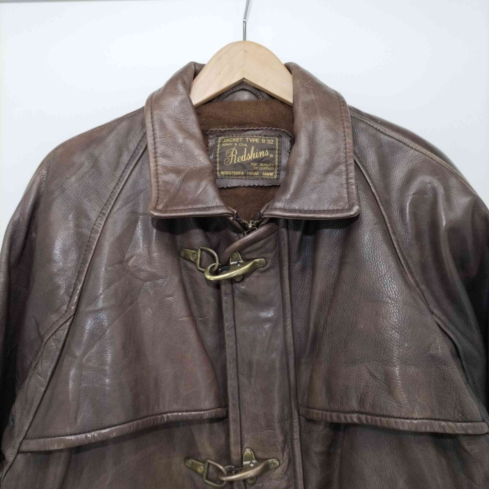 ユーズドフルギ USED古着 ファイヤーマン TYPE B32 レザー