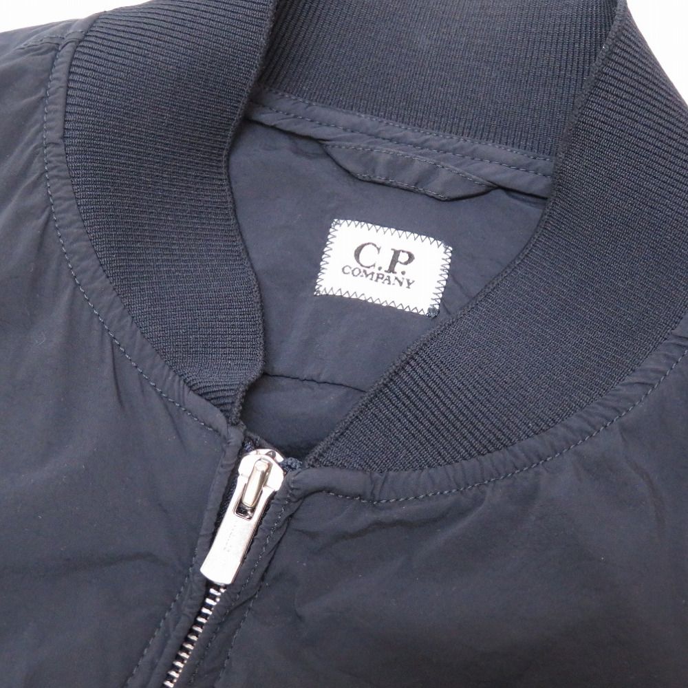 美品 CPカンパニー MA1 ゴーグル ナイロンジャケット 紺 52 0040