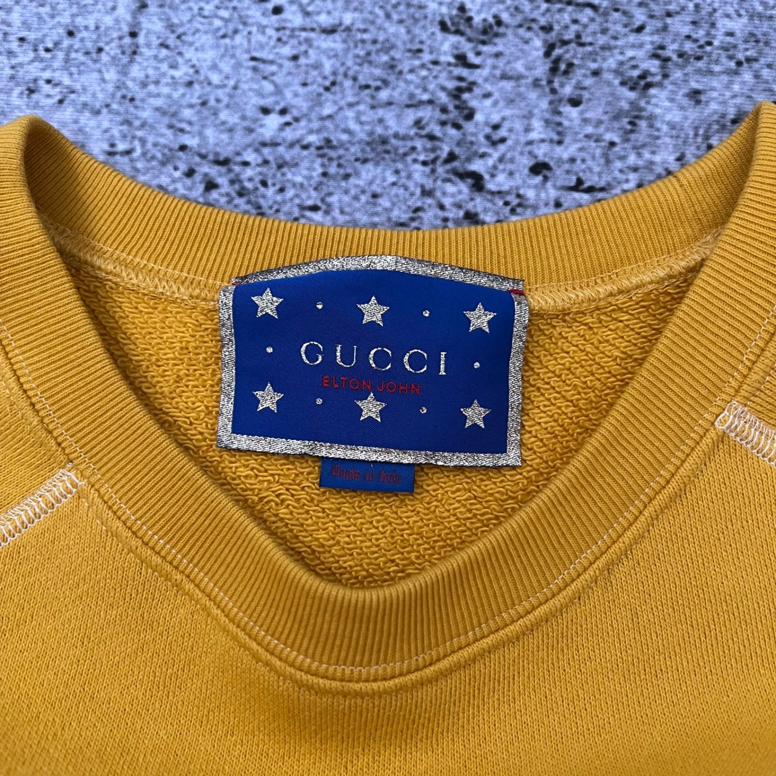 希少 GUCCI × Elton john グッチ × エルトンジヨン コラボスウェット