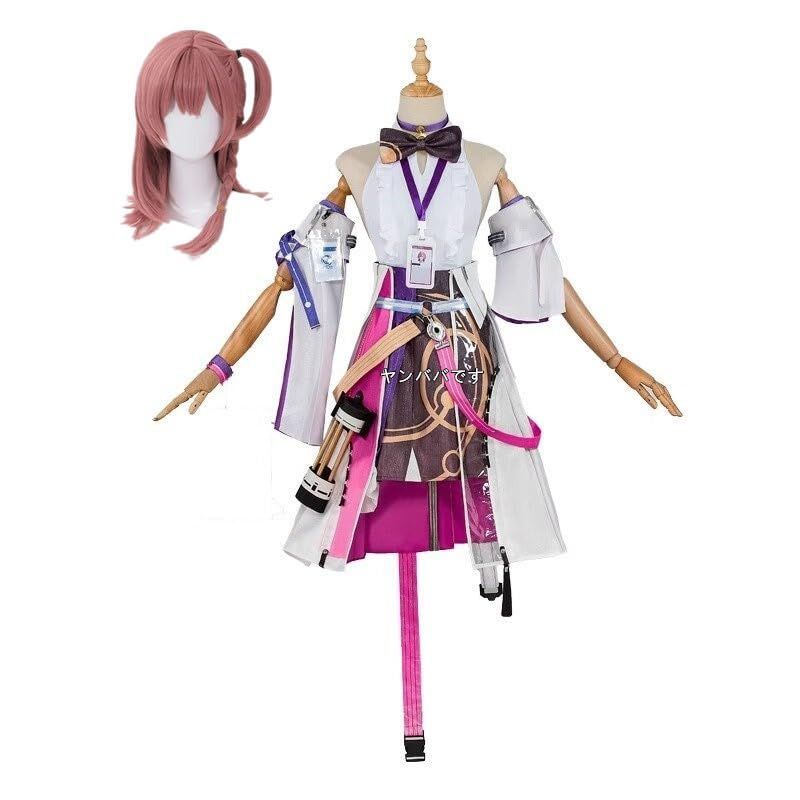 崩壊 スターレイル アスターコスプレ衣装+ウィッグ (靴別売り