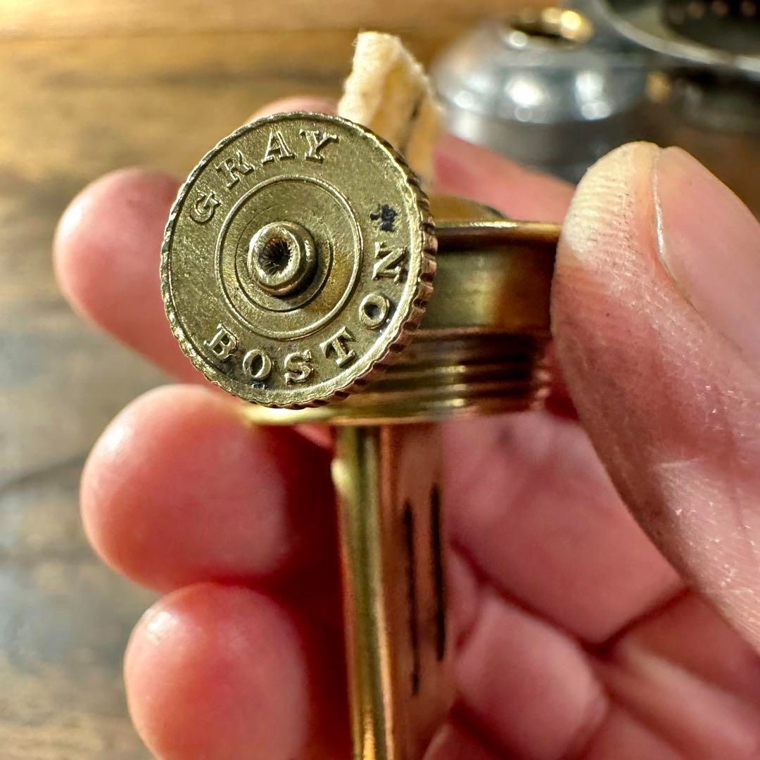 1890 1906s Gray - Davis社 ドライビングランタン ヴィンテージ アンティーク キャンプ OLIVEOS_COM_TR