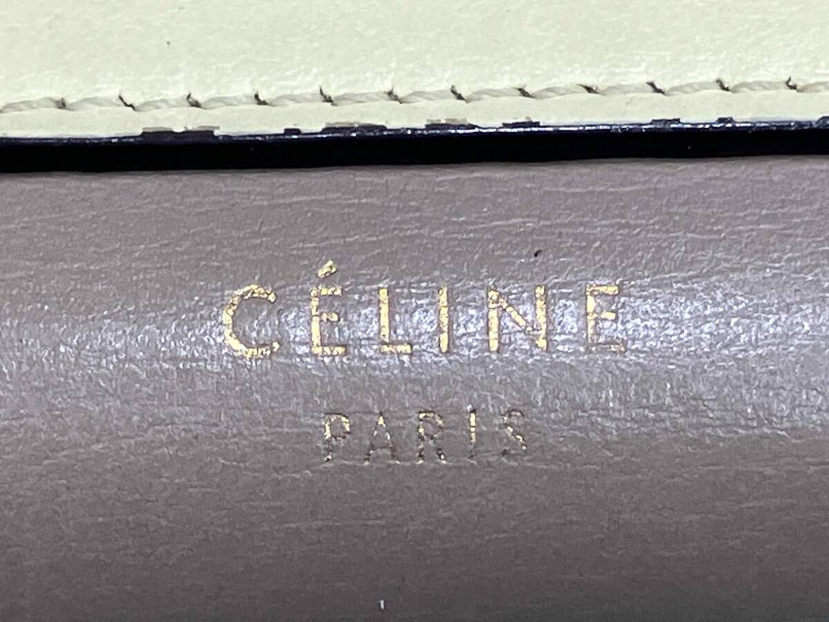 セリーヌ CELINE 長財布 マルチファンクション CELINE - CELINE セリーヌ トライフォールデッド マルチ