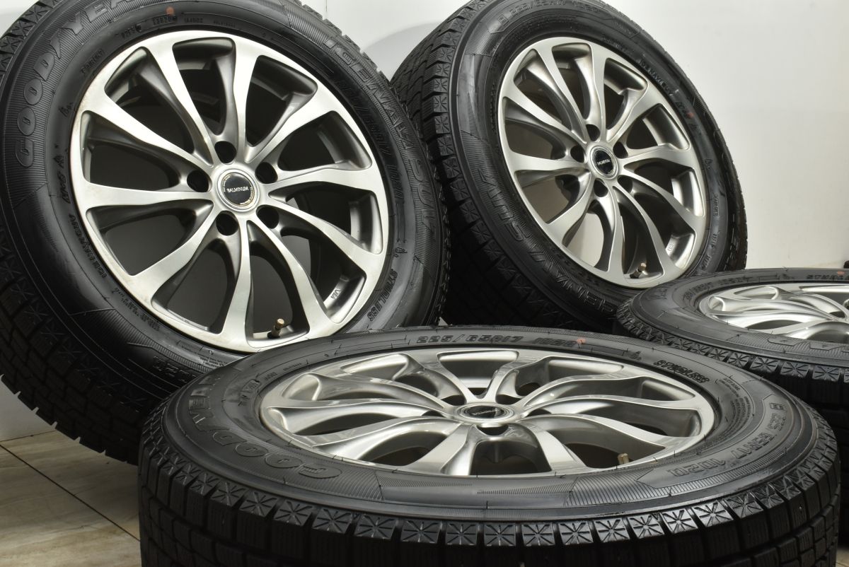 バルミナ 17in 7J 38 PCD114.3 グッドイヤー アイスナビ SUV 225|65R17 レクサス 10系 NX ハリアー RAV4 ヴァンガード