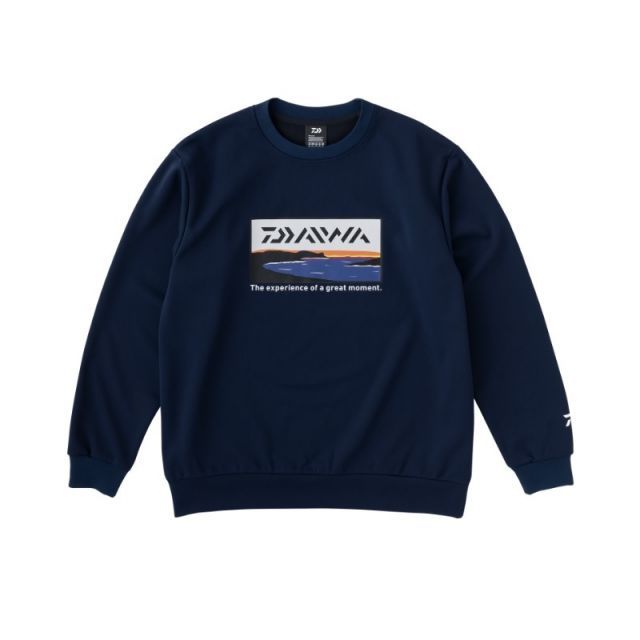 ダイワ DE-8723 タフスウェットプルオーバー ネイビー XL | 釣具 釣り フィッシング