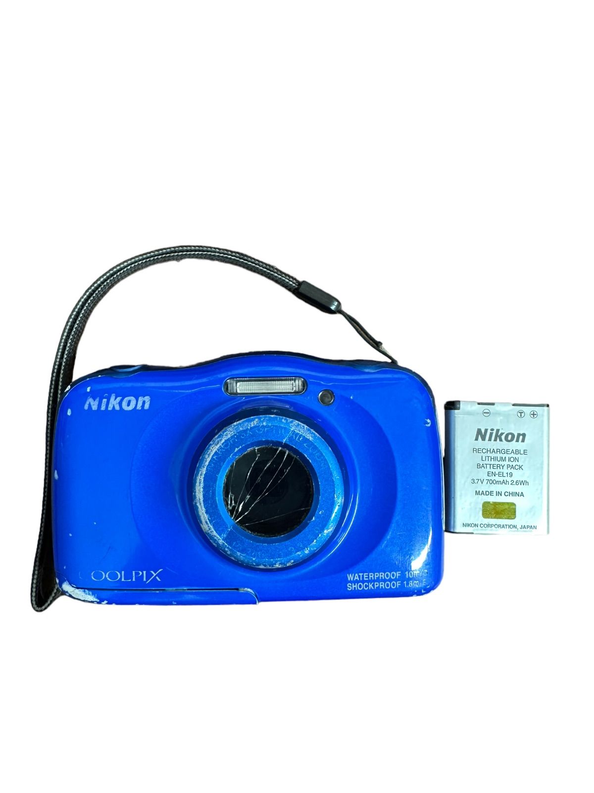 NIKON　デジタルカメラ　COOLPIX　Ｗ100　(ジャンク) Nikon - [ジャンク]Nikonニコン COOLPIX W100 ブルーの通販 by
