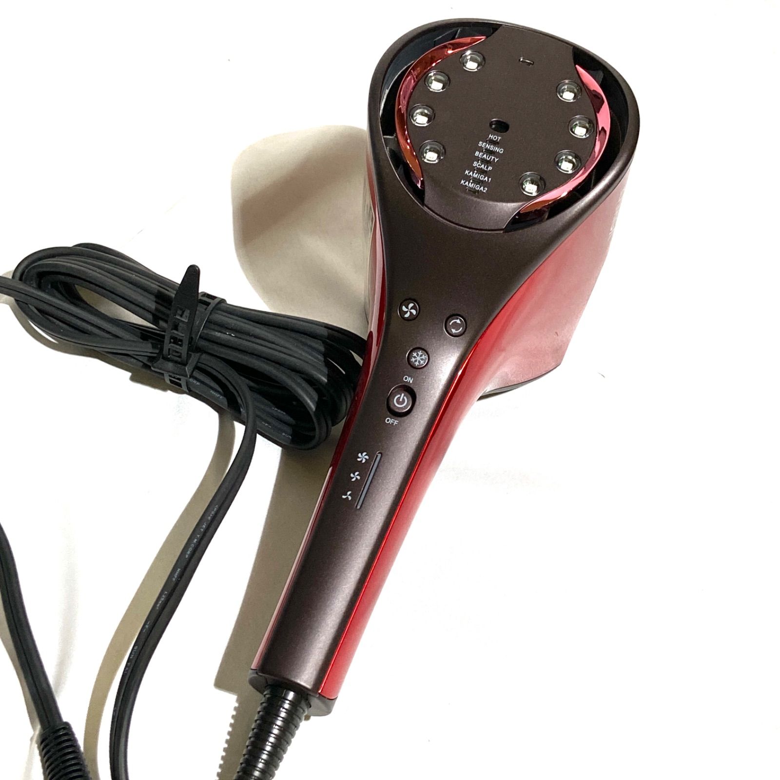 ヘアドライヤー N-LED SONIC イタリアンレッド 新感覚ドライヤーN-LED Sonic | 美容サロンビジネスのトータル