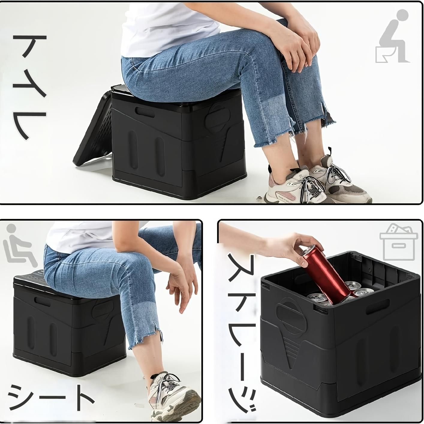 旅行用 屋内外両用の折りたたみ式