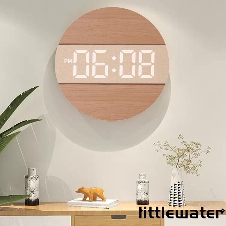 掛け時計 壁掛け時計 デジタル時計 LED 大型 壁掛け 大数字 発光 クロック 静音 スマートおしゃれ レトロ シンプル 北欧風 ホーム装飾 ホーム装飾