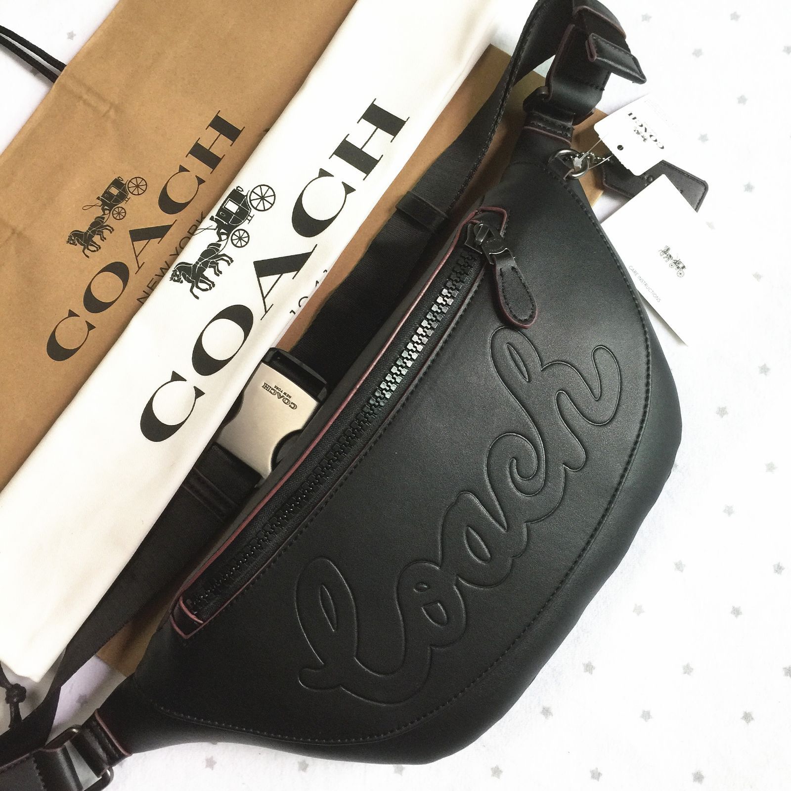 ◇新品◇COACHバッグ F76799 ベルトバッグ ボディーバッグメンズバッグ 