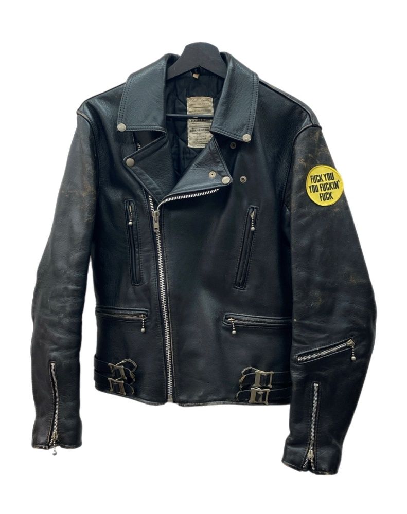 トリプルシックス 666 LEATHER JACKET レザー ジャケット ダブル